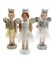 Christmas Fairies Set. Wizardi Classic Wooden Festive Decoration F07M14-13-N01657